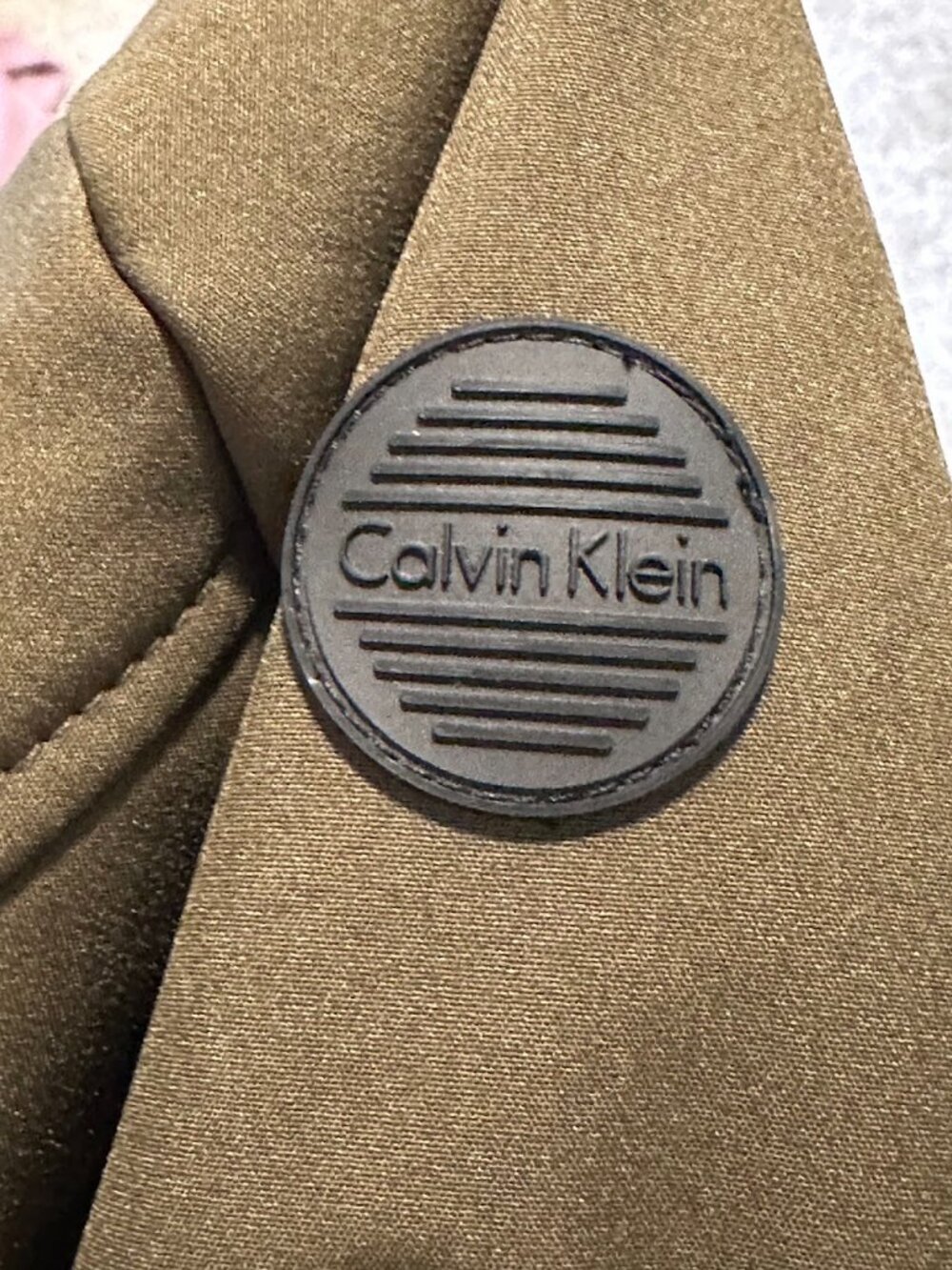 Calvin Klein Weather-Resistant Softshell Fashion Coat - Size Medium - Picture 6 of 9